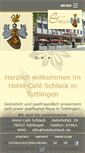Mobile Screenshot of hotelschlack.de