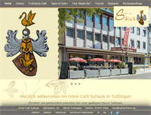 Tablet Screenshot of hotelschlack.de
